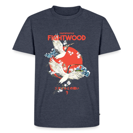 Fightwood Fightwithstyle Cranes - heather denim