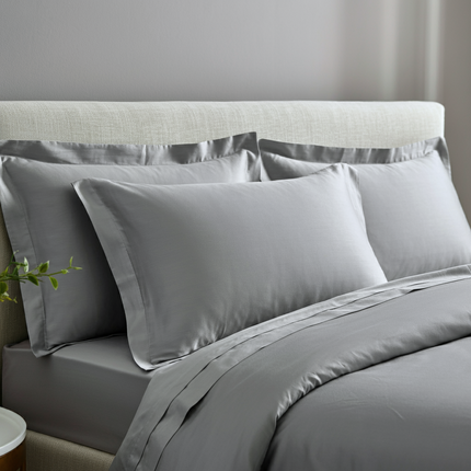 Grand Hotel Perkal Kissenbezug aus 100% ägyptischer Baumwolle – Oxford-Rand