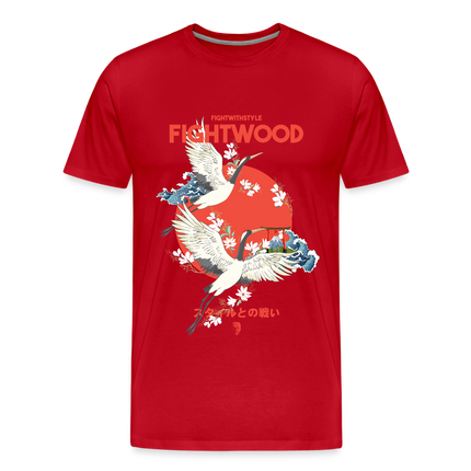 Fightwood Fightwithstyle Cranes - red