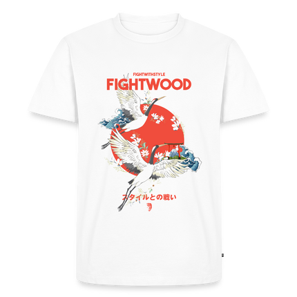 Fightwood Fightwithstyle Cranes - white