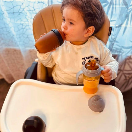 Ultra Wide Neck Baby Bottle 240ml (Schwarz)