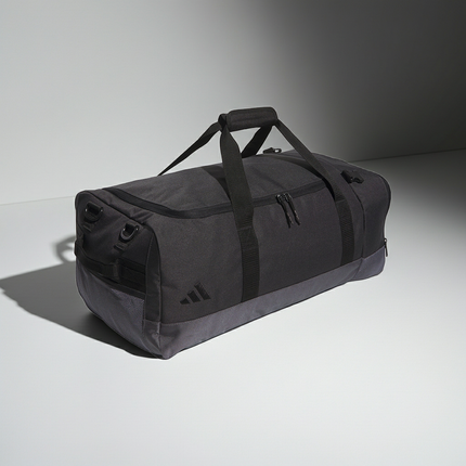 Adidas Hybrid Duffle Golf-Sporttasche Grey Five – Duffel Bag 61×25,5×31,75 cm, recyceltes Polyester, Gummiboden