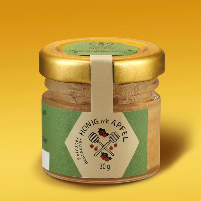 Honig mit Apfel