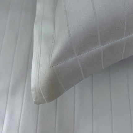 Pinstripes Baumwolle Jacquard Kissenbezug