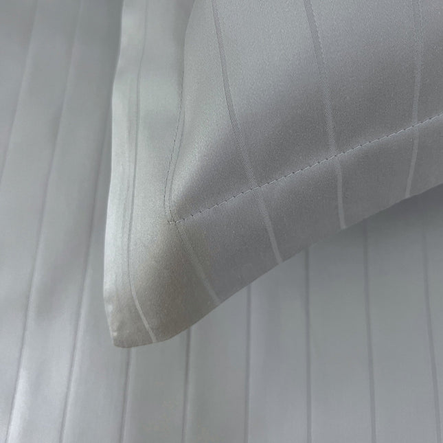 Pinstripes Baumwolle Jacquard Kissenbezug