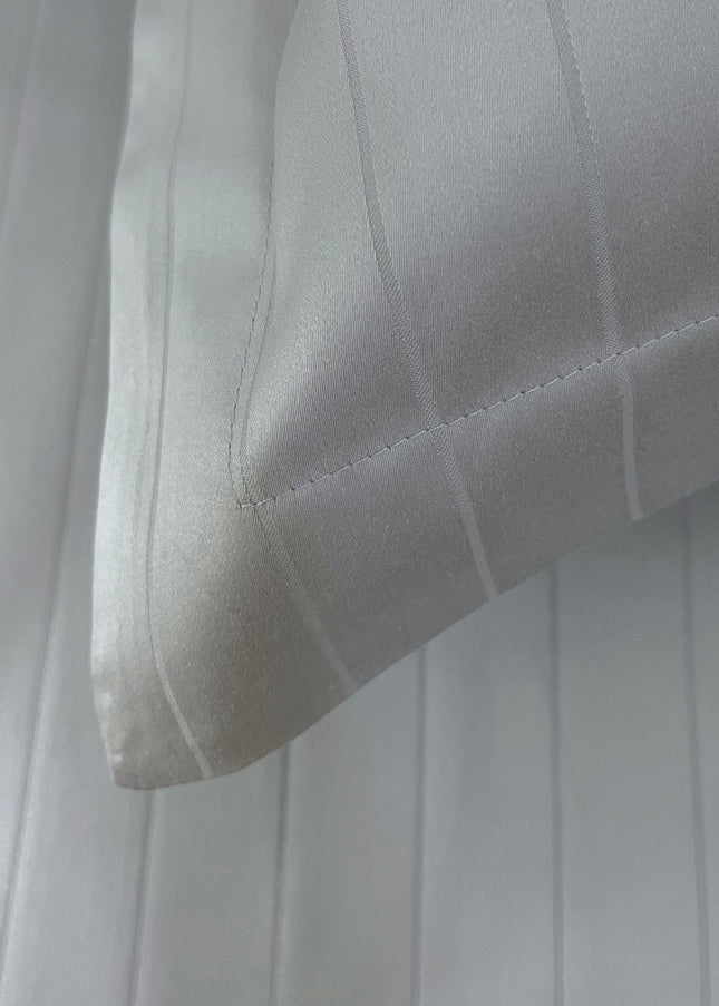 Pinstripes Baumwolle Jacquard Kissenbezug