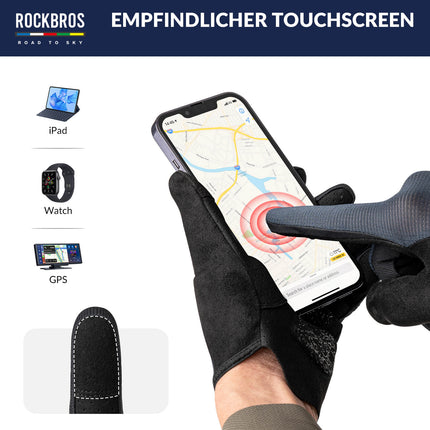 ROAD TO SKY Fahrradhandschuhe Atmungsaktiv mit Touchscreen Sommer/Frühling