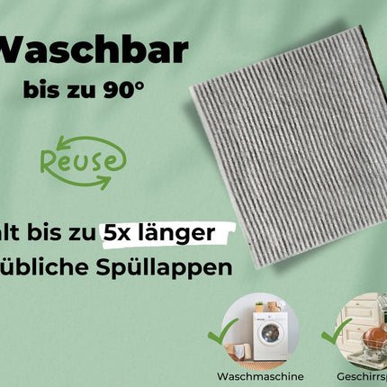 Geschenkset schwedische Spüllappen Wein Rot (2x)