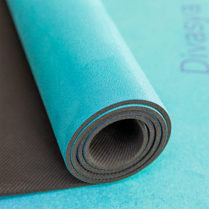Nachhaltige Yogamatte aus Naturkautschuk & recycelter Mikrofaser Chakra