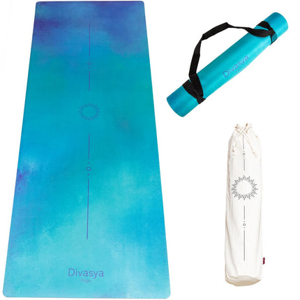 Nachhaltige Yogamatte aus Naturkautschuk & recycelter Mikrofaser Chakra