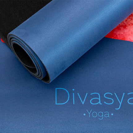 Nachhaltige Yogamatte aus Naturkautschuk & recycelter Mikrofaser Chakra