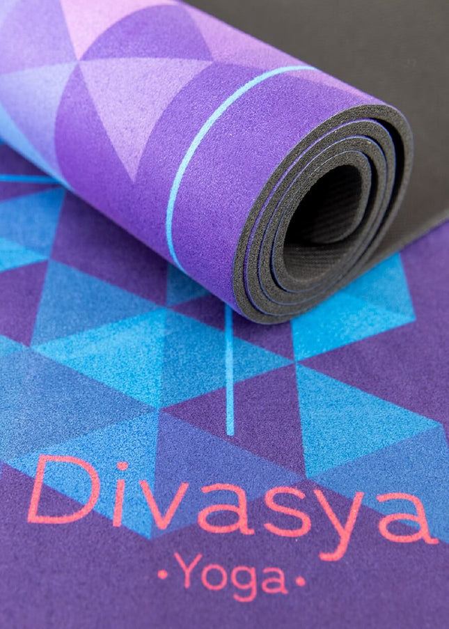 Nachhaltige Yogamatte aus Naturkautschuk & recycelter Mikrofaser Chakra