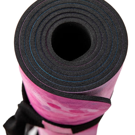Nachhaltige Yogamatte aus Naturkautschuk & recycelter Mikrofaser Chakra