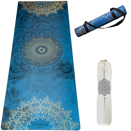 Nachhaltige Yogamatte aus Naturkautschuk & recycelter Mikrofaser Chakra