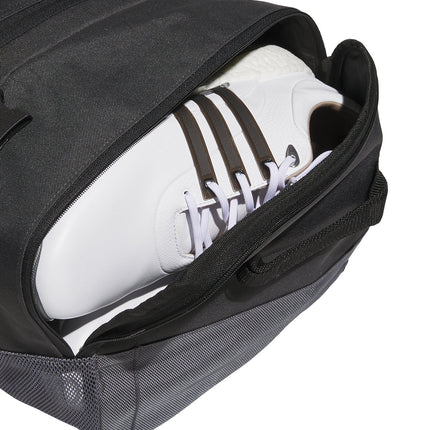 Adidas Hybrid Duffle Golf-Sporttasche Grey Five – Duffel Bag 61×25,5×31,75 cm, recyceltes Polyester, Gummiboden