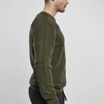 Military Pullover BW-Style – Robust, mit Verstärkungen an Ellbogen & Schultern (Polyacryl)