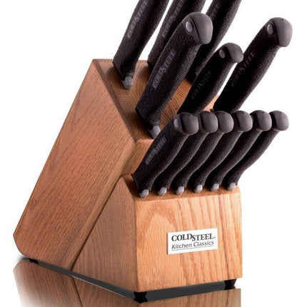 Cold Steel Küchenmesser - Set, Kitchen Classics, mit optimierten Griffen - Fightwood