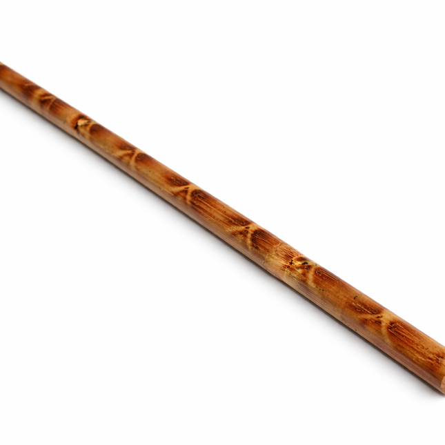 Rattanstock mit Brandmuster Modell 2 – 70 cm – Escrima Kali Arnis