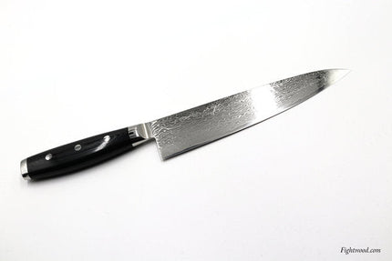 Yaxell Kochmesser-Set Chefmesser GOU 101 + Messerschärfer (Damaszenerklinge)