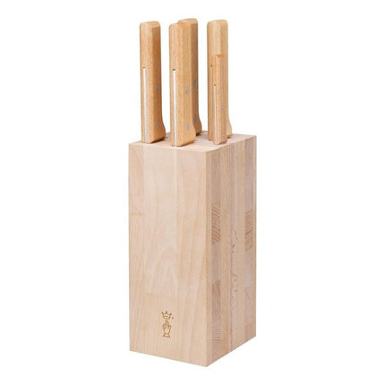 Opinel Messerblock PARALLELE MEAT mit 5 Messern