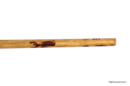 Rattan Stock mit Brandmuster Scorpion