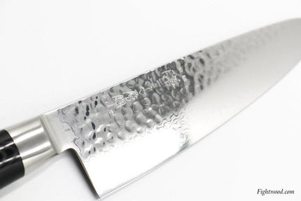 Yaxell Kochmesser-Set Chefmesser ZEN + Messerschärfer (Damaszenerklinge)