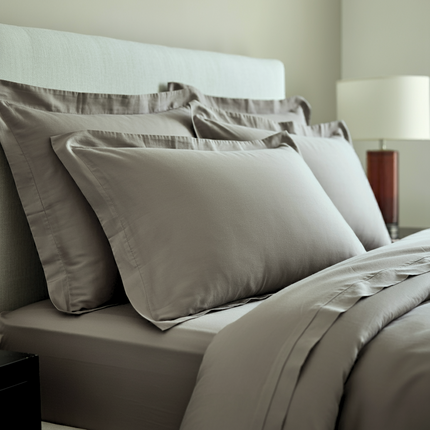 Grand Hotel Perkal Kissenbezug aus 100% ägyptischer Baumwolle – Oxford-Rand