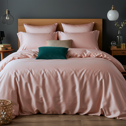 Luxe Baumwollsatin Bettwäsche aus ägyptischer Baumwolle (400 TC) – seidig & atmungsaktiv