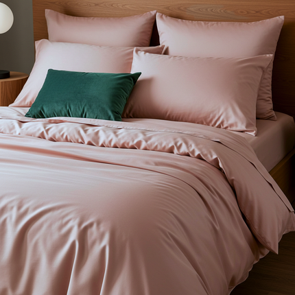 Luxe Baumwollsatin Bettwäsche aus ägyptischer Baumwolle (400 TC) – seidig & atmungsaktiv