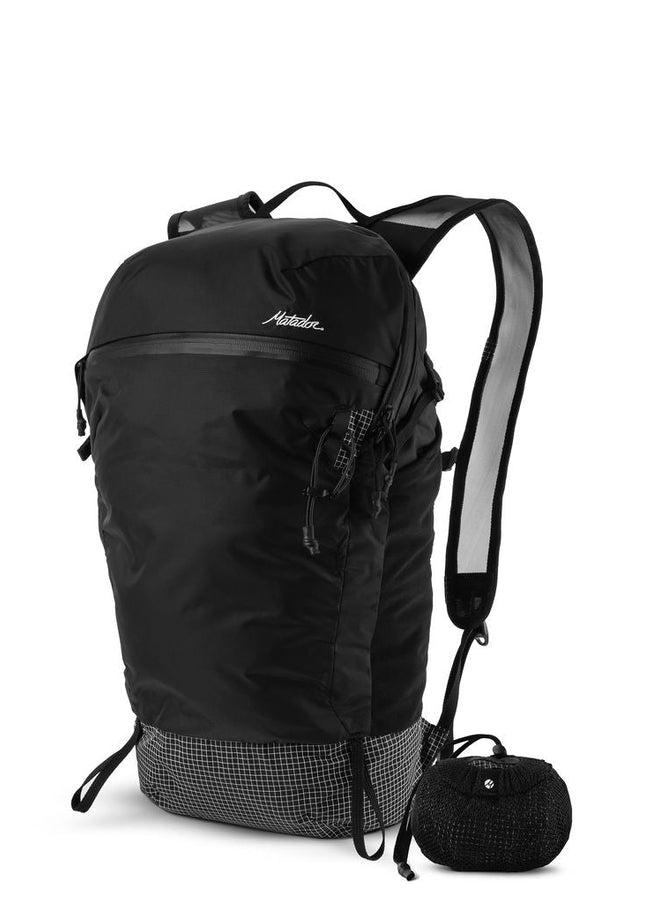 Matador Freefly16 – abdichtender YKK®-Reißverschluss Detailaufnahme